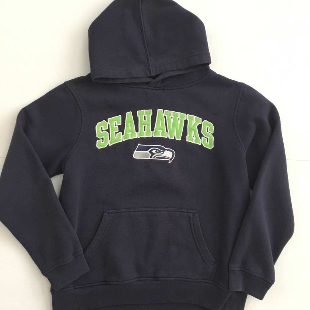 NFL Seahawks Boys Hoodie Size Youth L